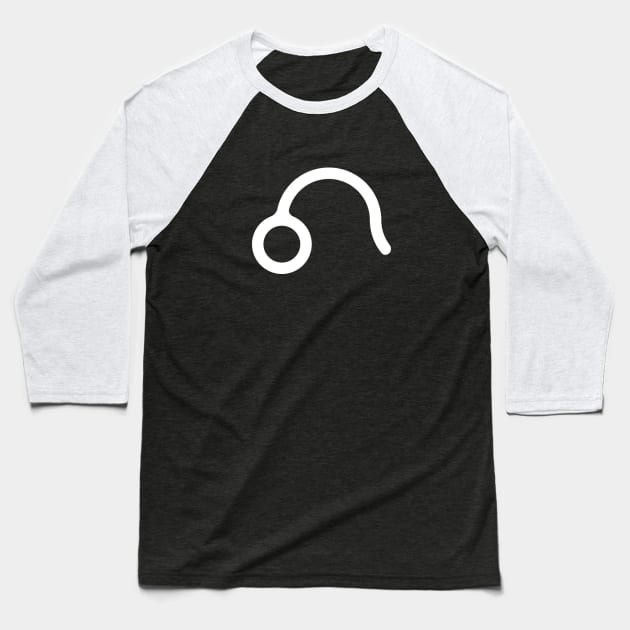 Leo Zodiac Sign Baseball T-Shirt by eggparade
